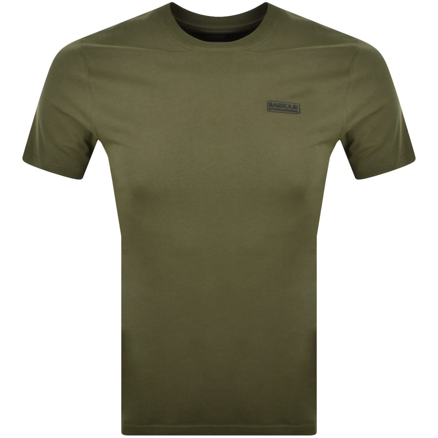Barbour International Slim Fit Logo T Shirt Green